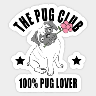 The Pug Club Sticker